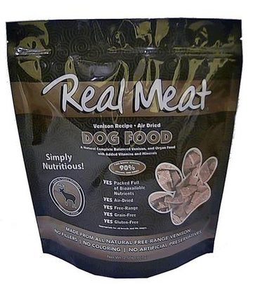 Air Dried Venison Dog Food - 5lbs