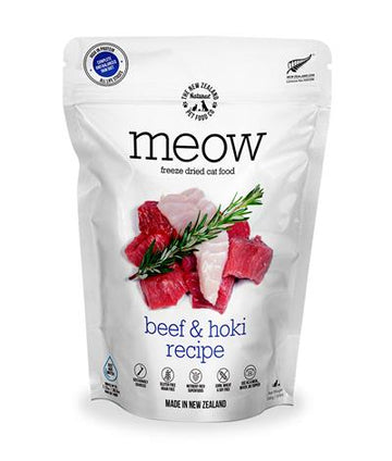 MEOW BEEF & HOKI Freeze Dried Cat Food 1.76oz