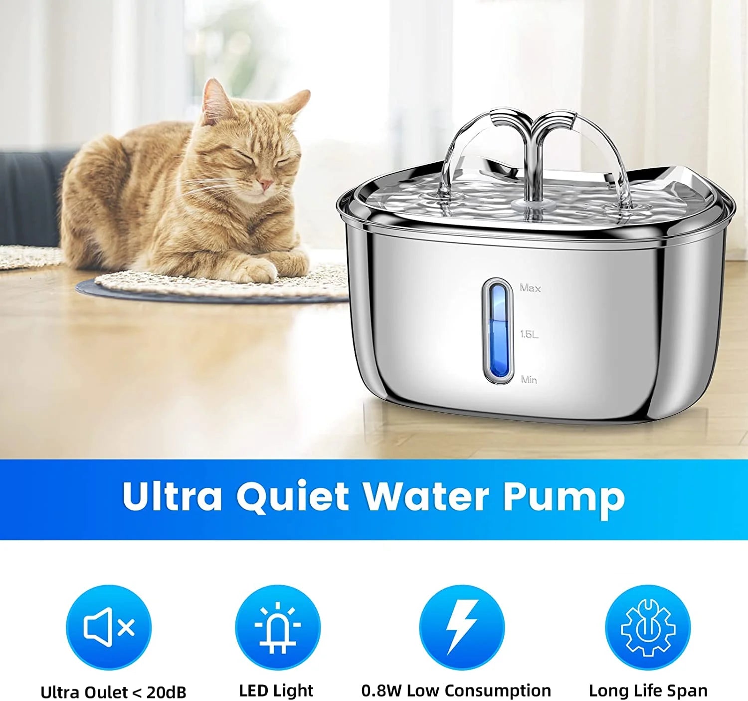 Automatic Pet Water Fountain