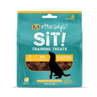 Etta Says! Sit! Dog Training Treats Peanut Butter Recipe 6oz