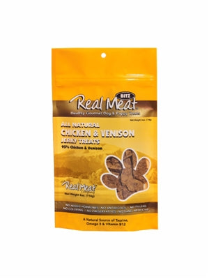 Chicken & Venison Dog Treats - 4oz