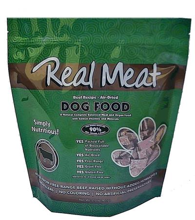 Air Dried 90% Meat Beef Dog Food - 5lbs