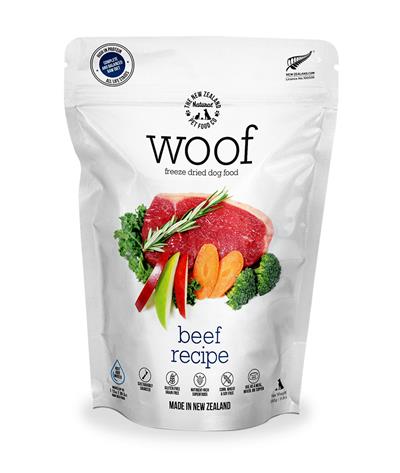 WOOF BEEF Freeze Dried Dog Food 1.76oz