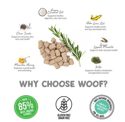 WOOF WILD VENISON Freeze Dried Dog Food 1.76oz