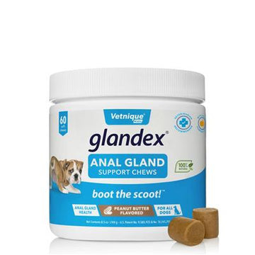 Glandex Anal Gland Soft Chew Peanut Butter 60ct