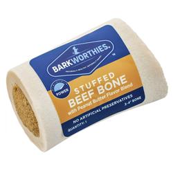 Barkworthies 3-4" Shin Bone Stuffed w/Peanut Butter