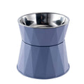 Stainless Steel Cat Bowl High Foot Dog Bowl Neck Protector Cat Food Water Bowl Anti-Overturning Bowl Pet Feeder Bowl Supplies