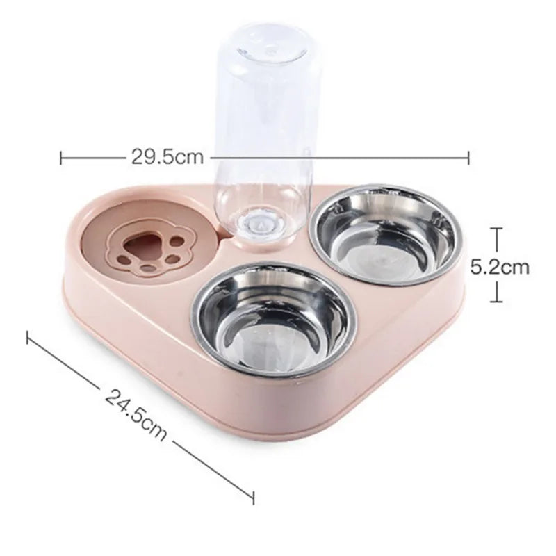 3-in-1 Pet Feeder Bowl