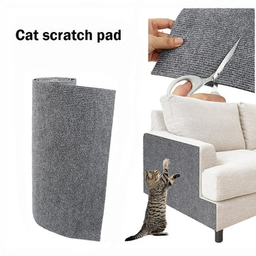 Trimmable Self-Adhesive Cat Scratch Mat