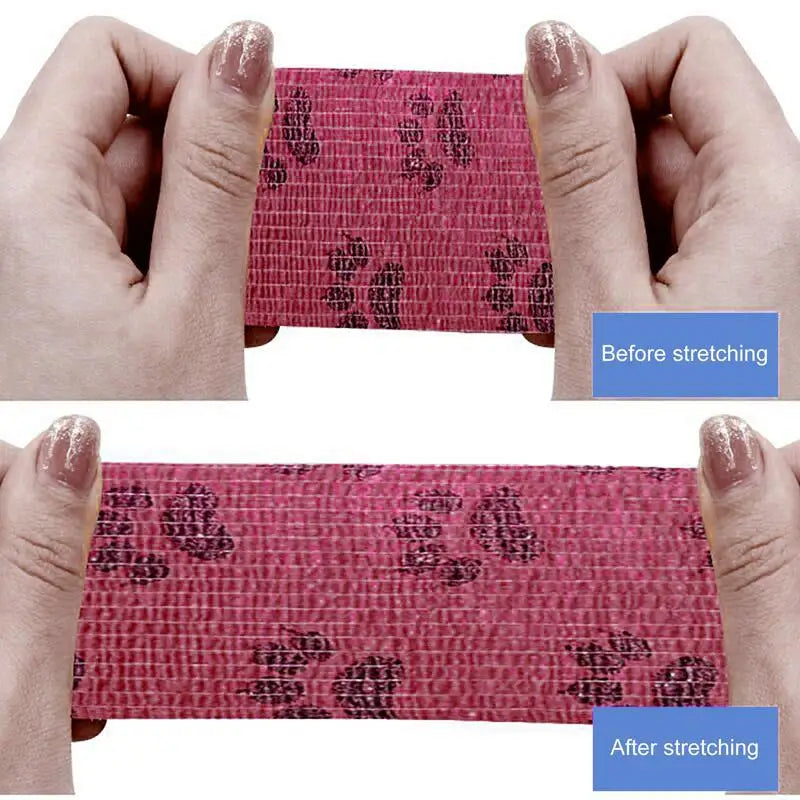 Adhesive Pet Bandage Wrap