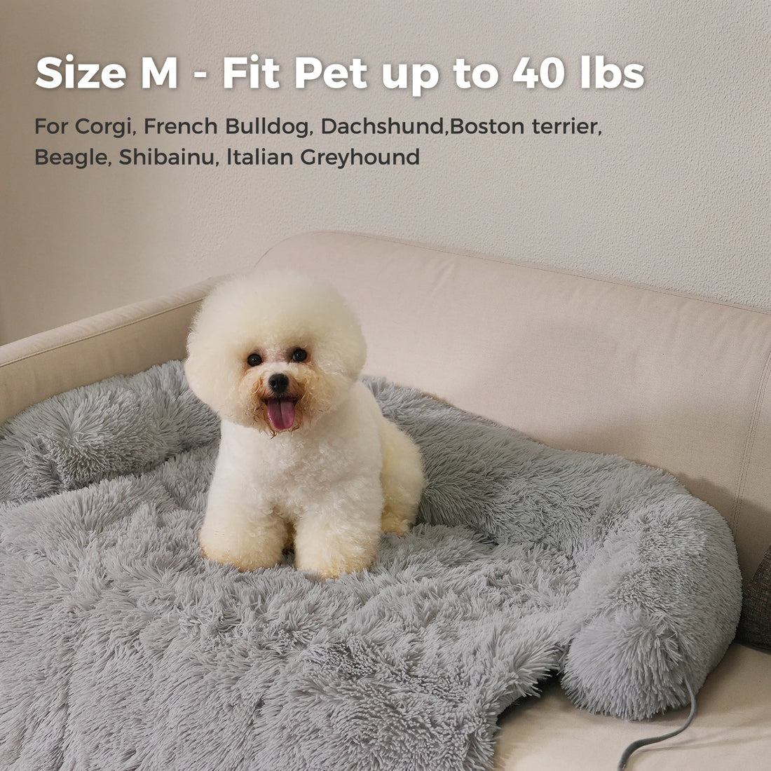 Fluffy Dog Bed Mat