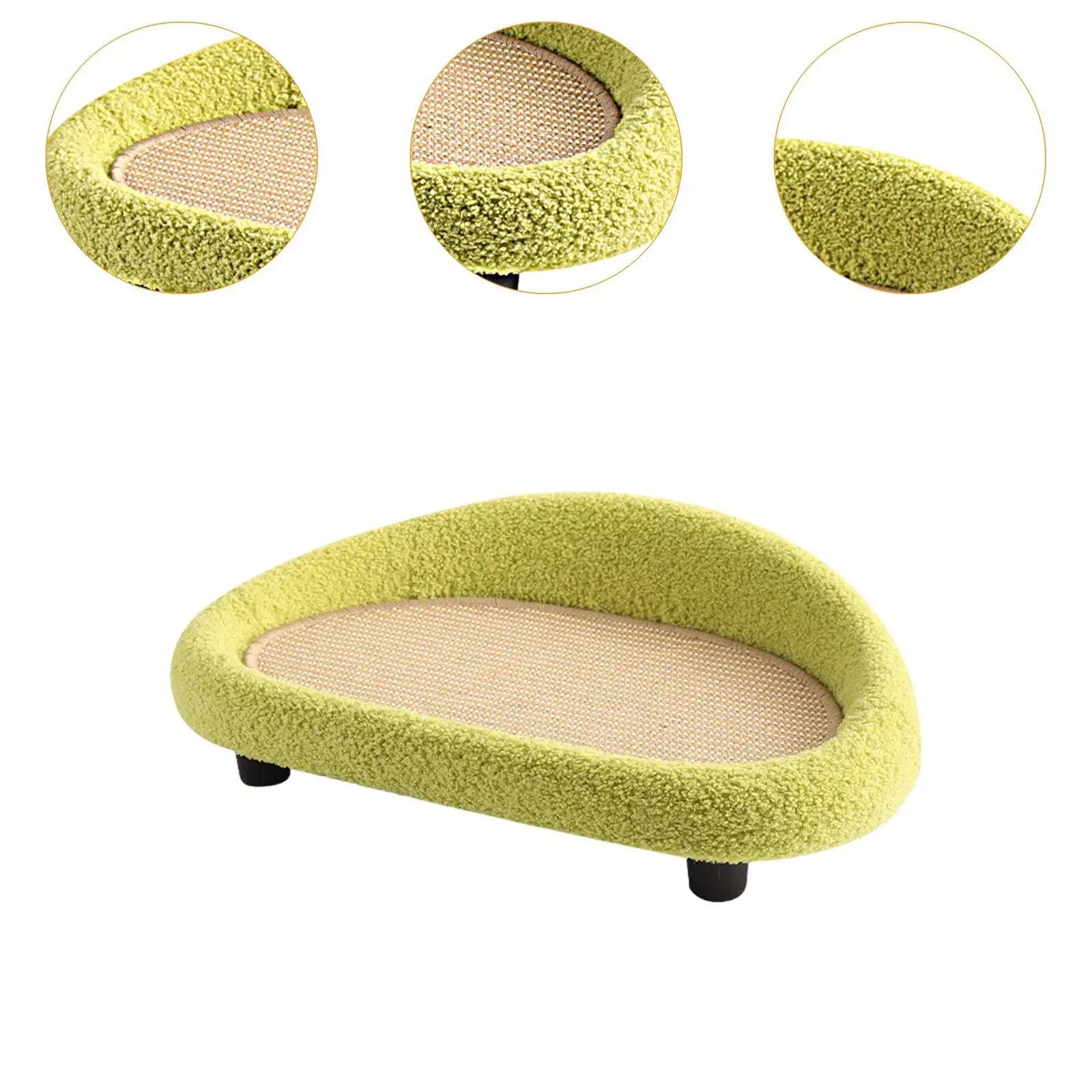 Cat Bed Cat Sleeping Protect Furniture Carpet Sofa Pet Sofa Bed Pet Couch Chair Cat Nest Summer Sisal Pad for Puppy Small Cat