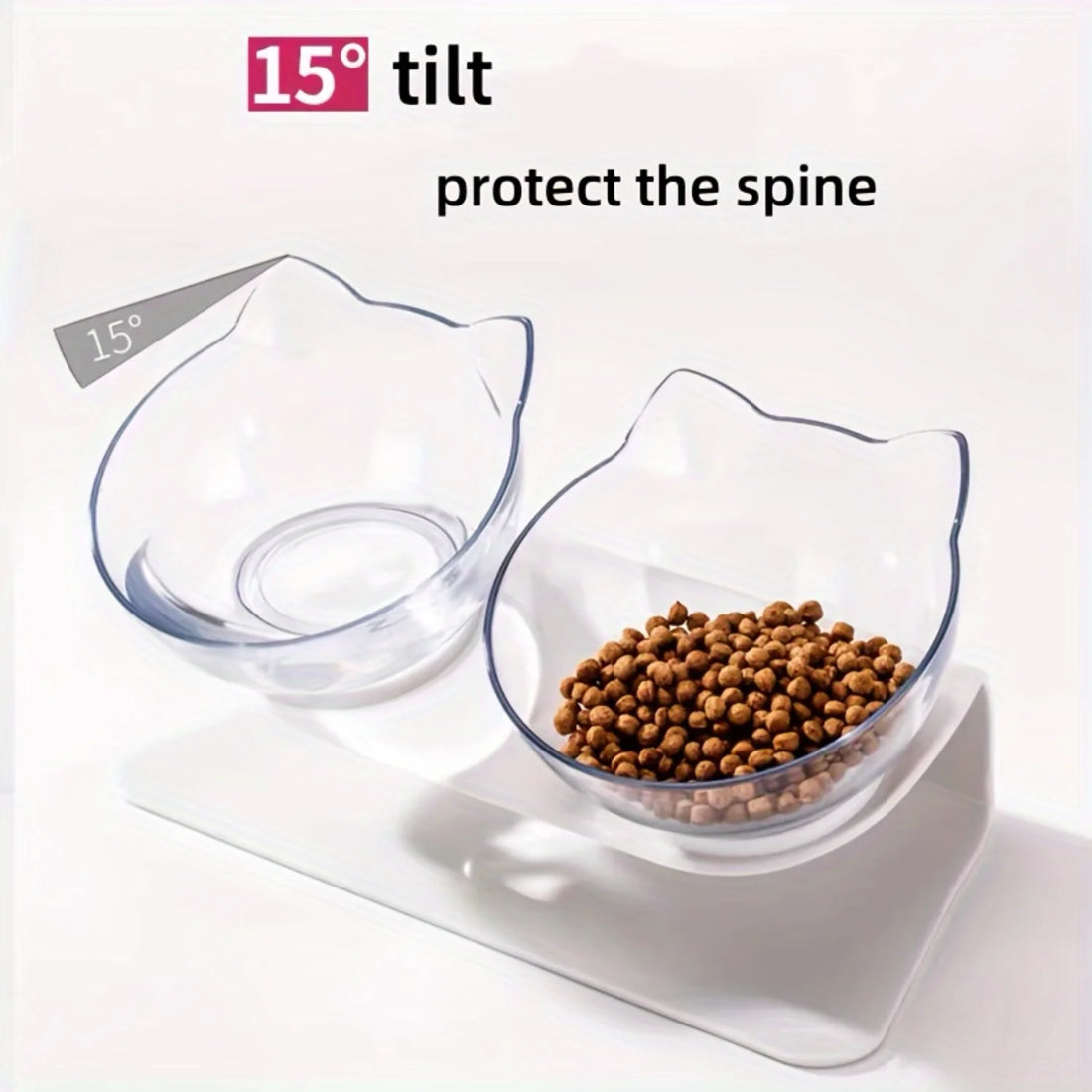 Tilt Cat Food and Water Bowl