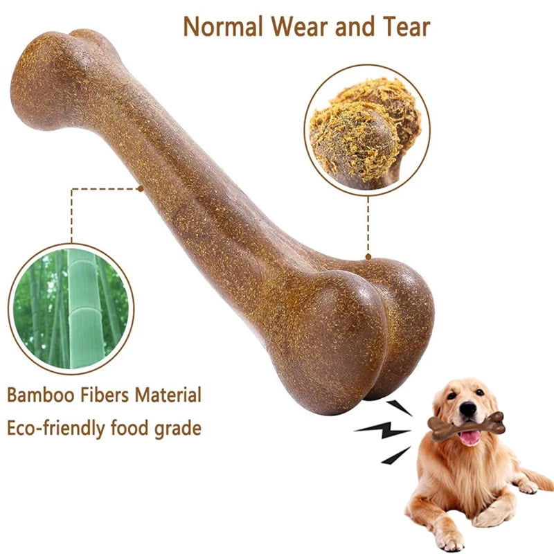 Indestructible Dog Bone Chew Toy