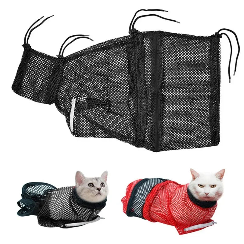 Adjustable Cat Bathing Bag