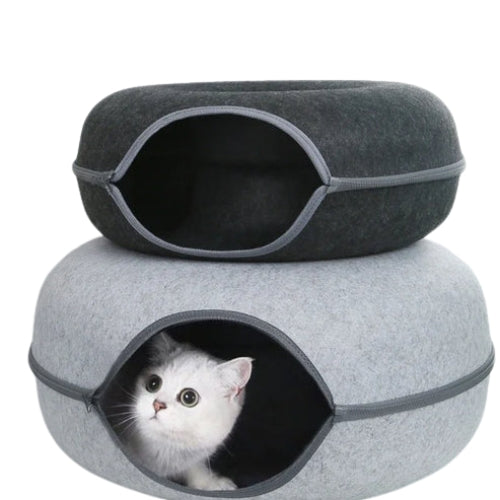 Donut Cat Bed Tunnel