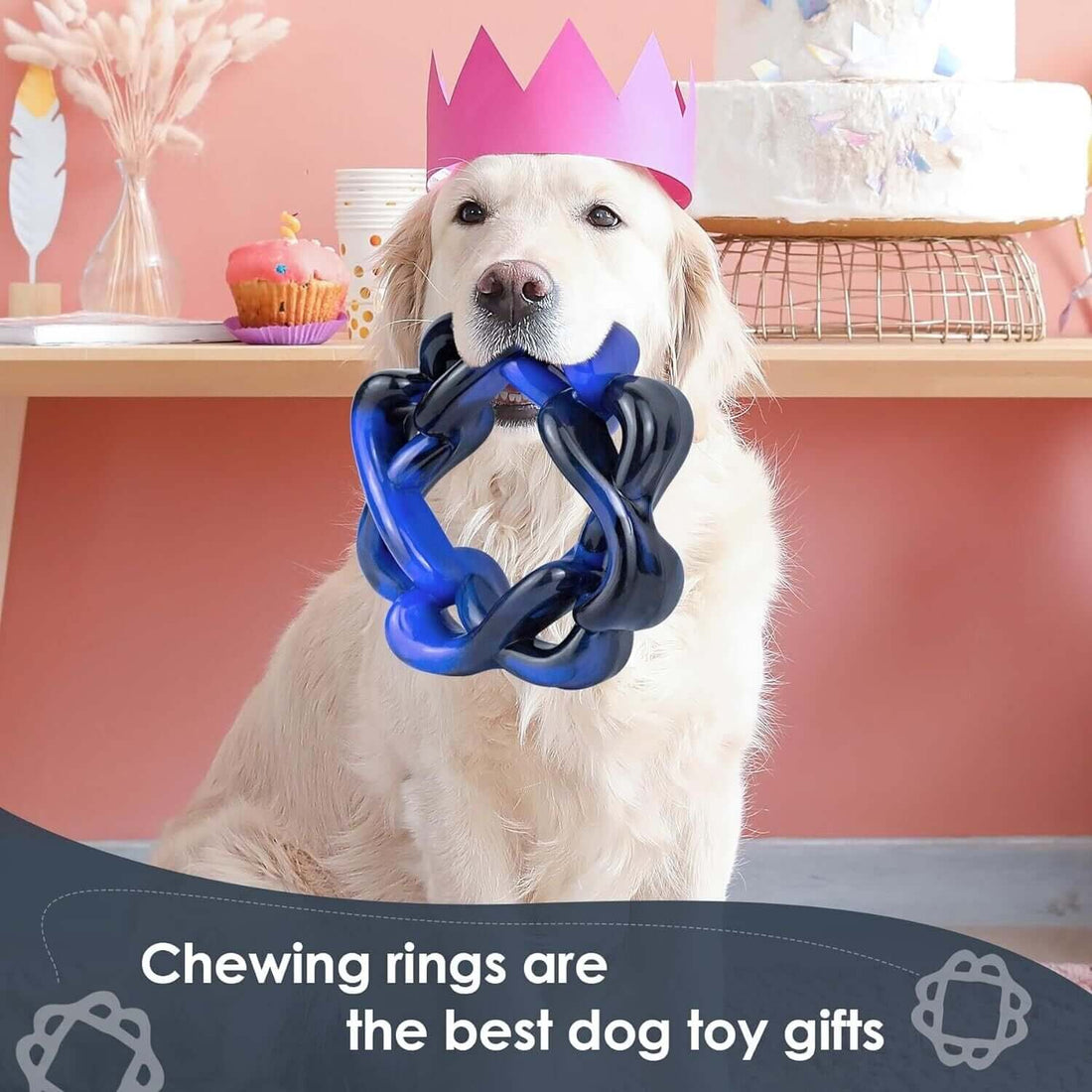 Durable Dog Ring Chew Toy