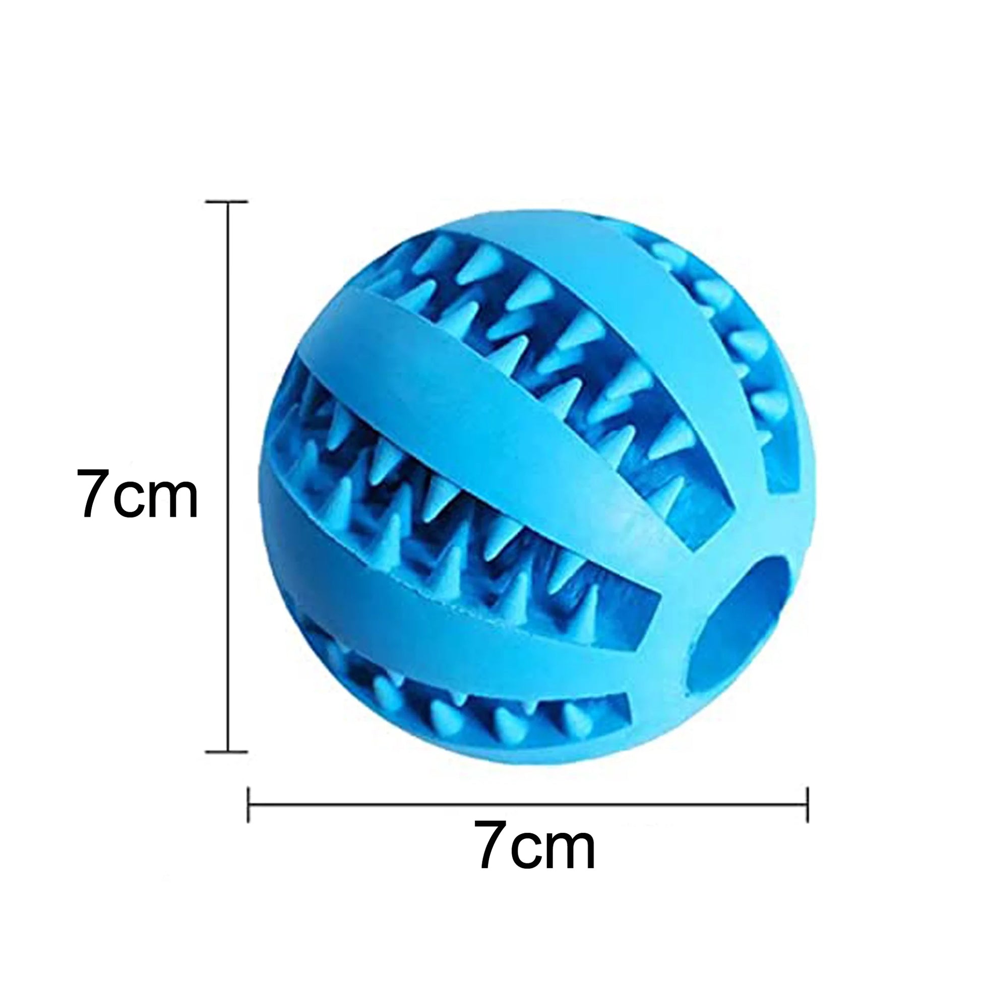 Interactive Rubber Dog Ball